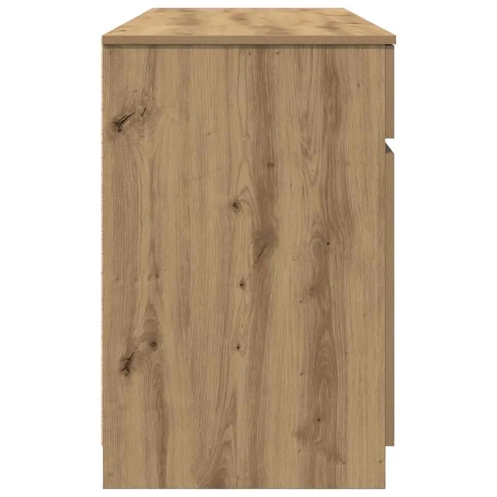Writing Desk Engineered Wood 140 x 49 x 76 cm Brown