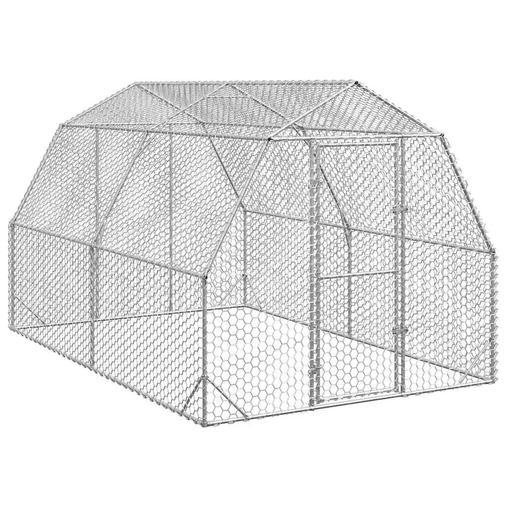 Walk-in Chicken Run with Galvanised Steel Frame