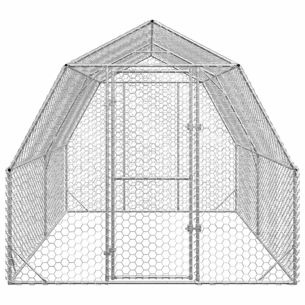 Walk-in Chicken Run with Galvanised Steel Frame