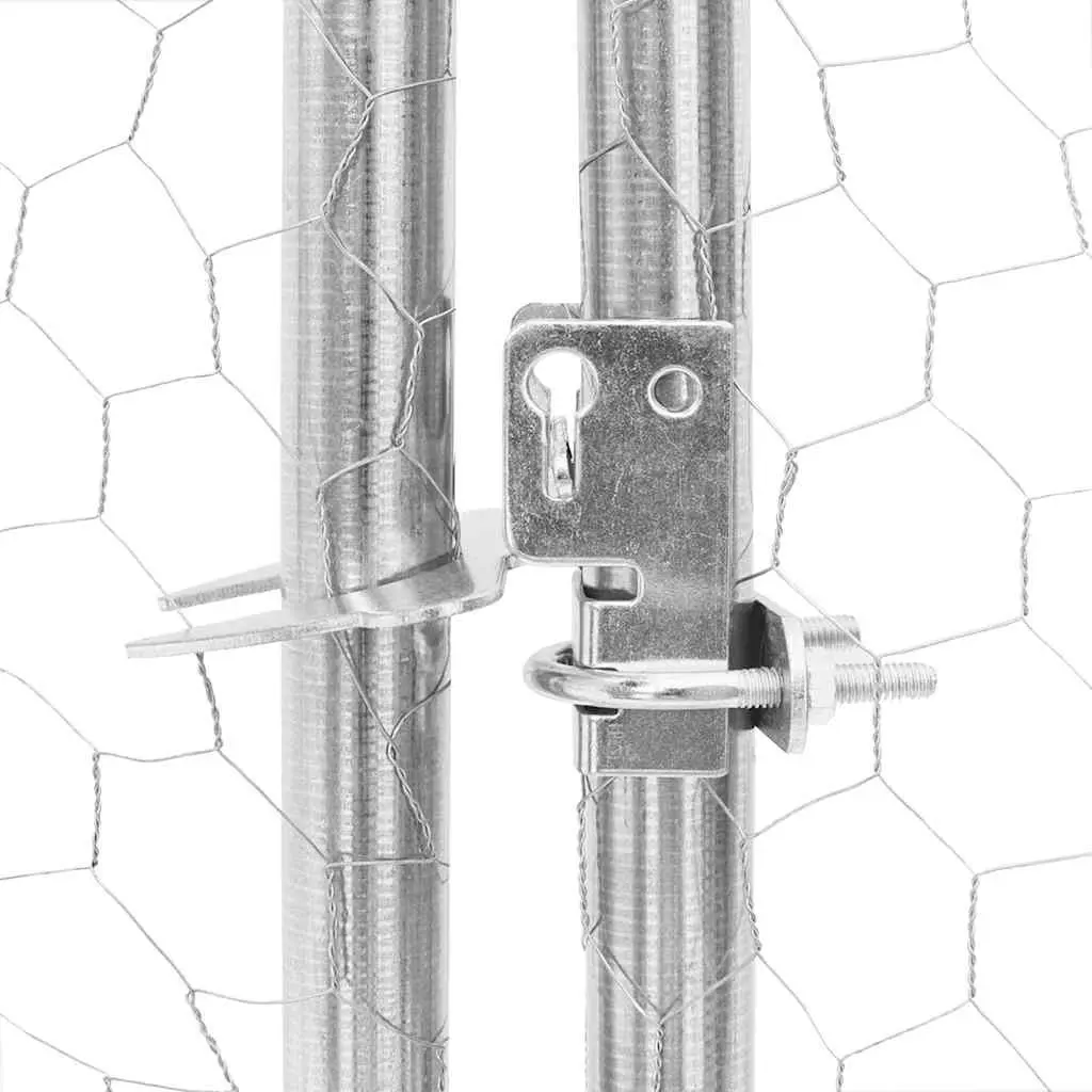 Walk-in Chicken Run with Galvanised Steel Frame