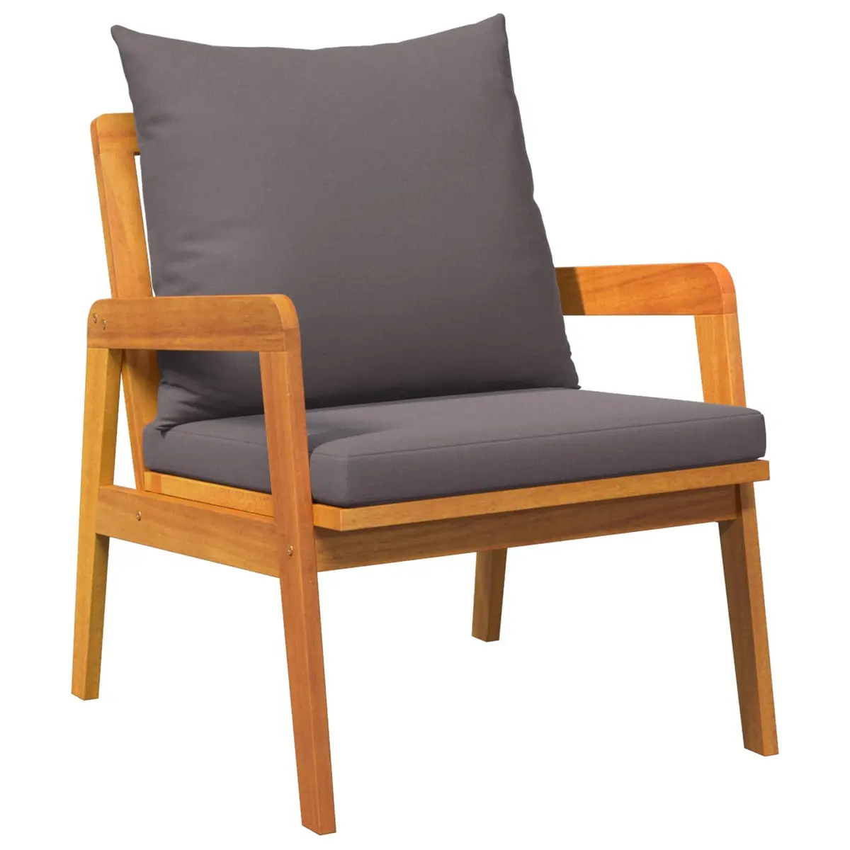 4-Piece Acacia Wood Bistro Set for Outdoors