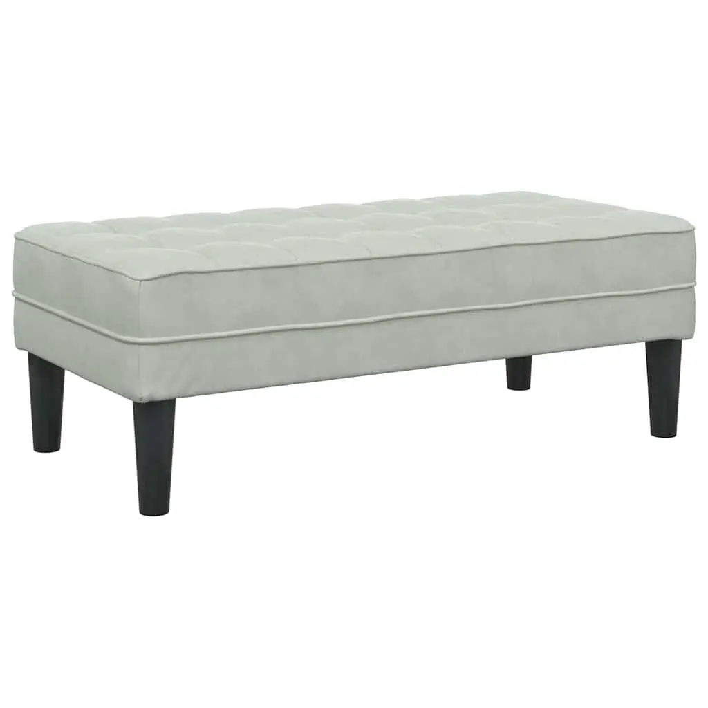 Light Grey Polyester Modular Sofa Set 2-Piece