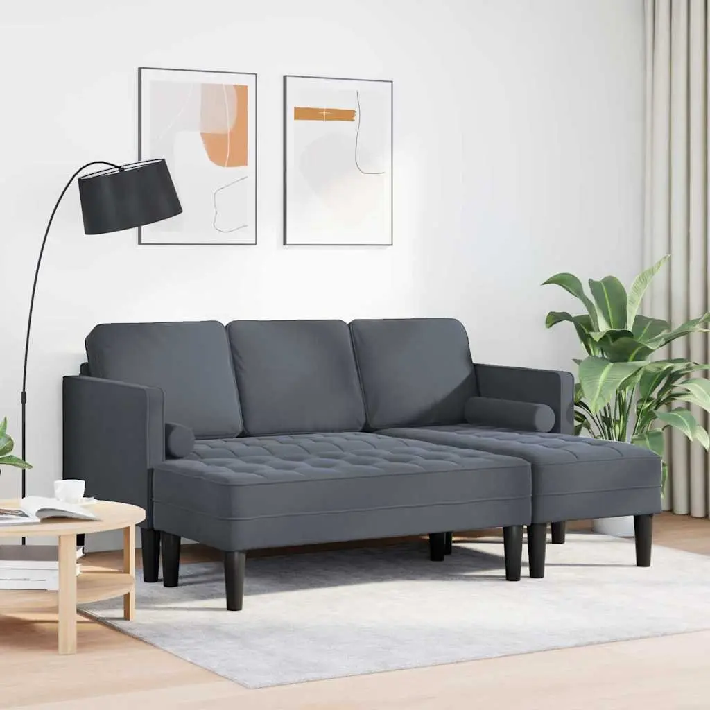 Grey Modular Sofa Set 2-Piece for Living Spaces