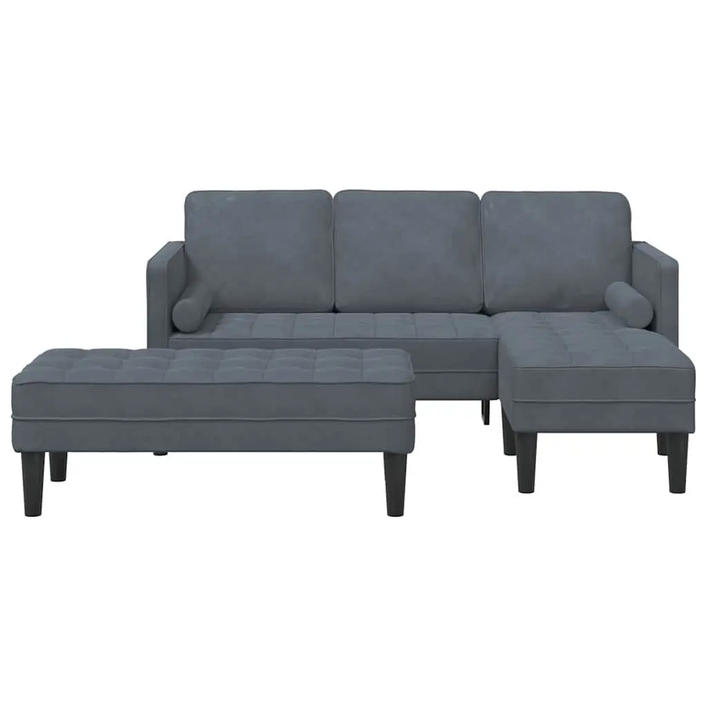 Grey Modular Sofa Set 2-Piece for Living Spaces