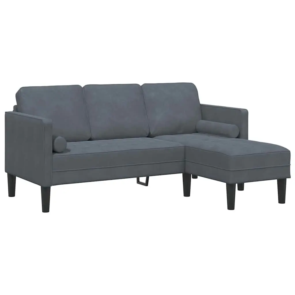Grey Modular Sofa Set 2-Piece for Living Spaces