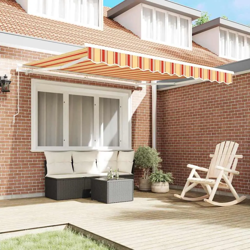 Yellow Retractable Awning 300 x 250 cm