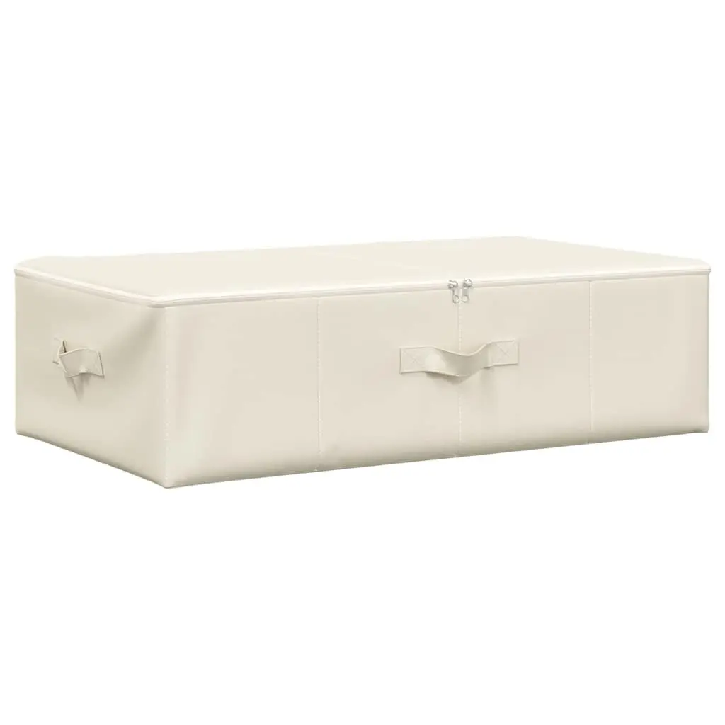 Foldable Storage Box 70x40x18cm in Cream