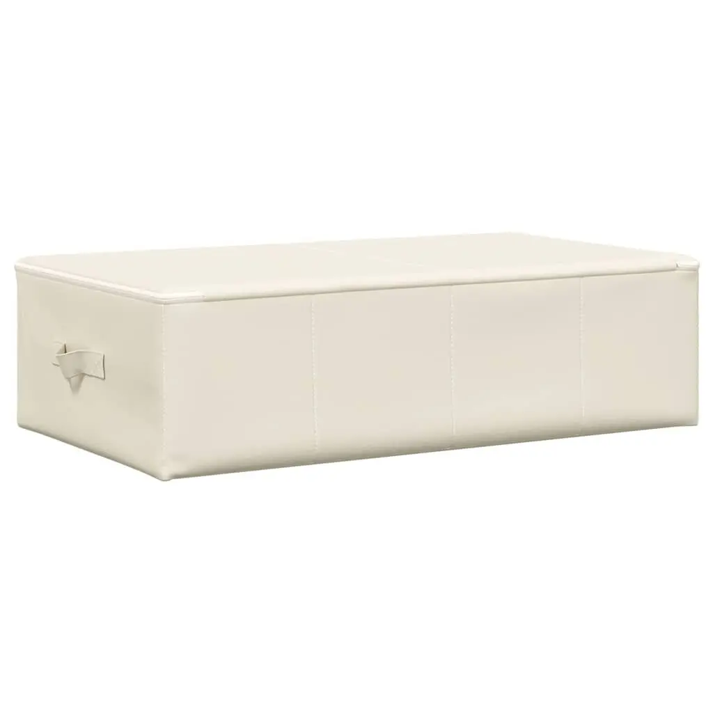 Foldable Storage Box 70x40x18cm in Cream