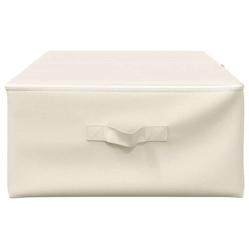Foldable Storage Box 70x40x18cm in Cream