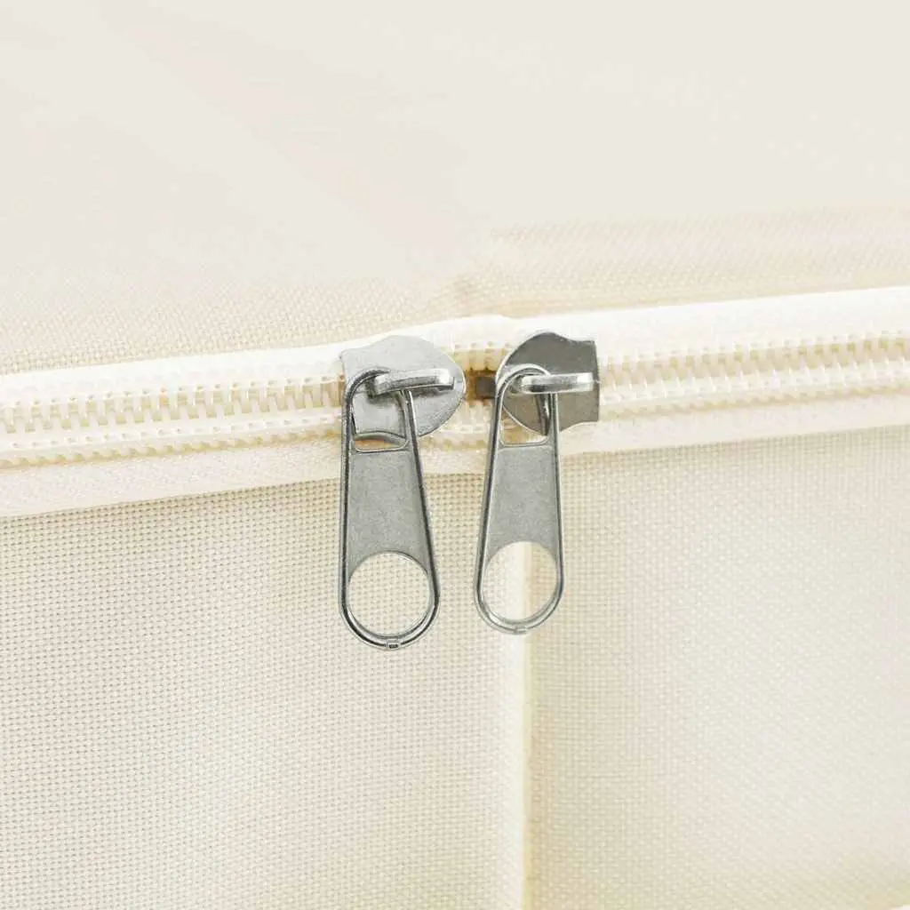 Foldable Storage Box 70x40x18cm in Cream
