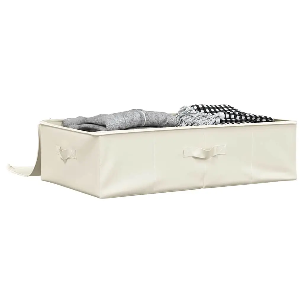 Foldable Storage Box 70x40x18cm in Cream