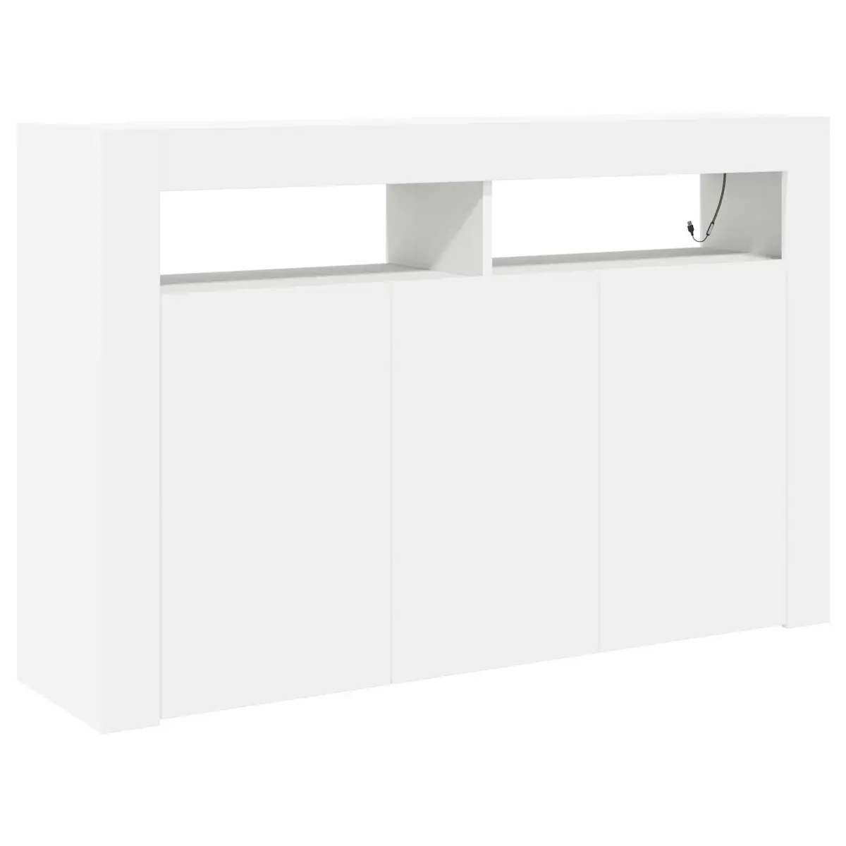 White Sideboard with RGB LED Lights