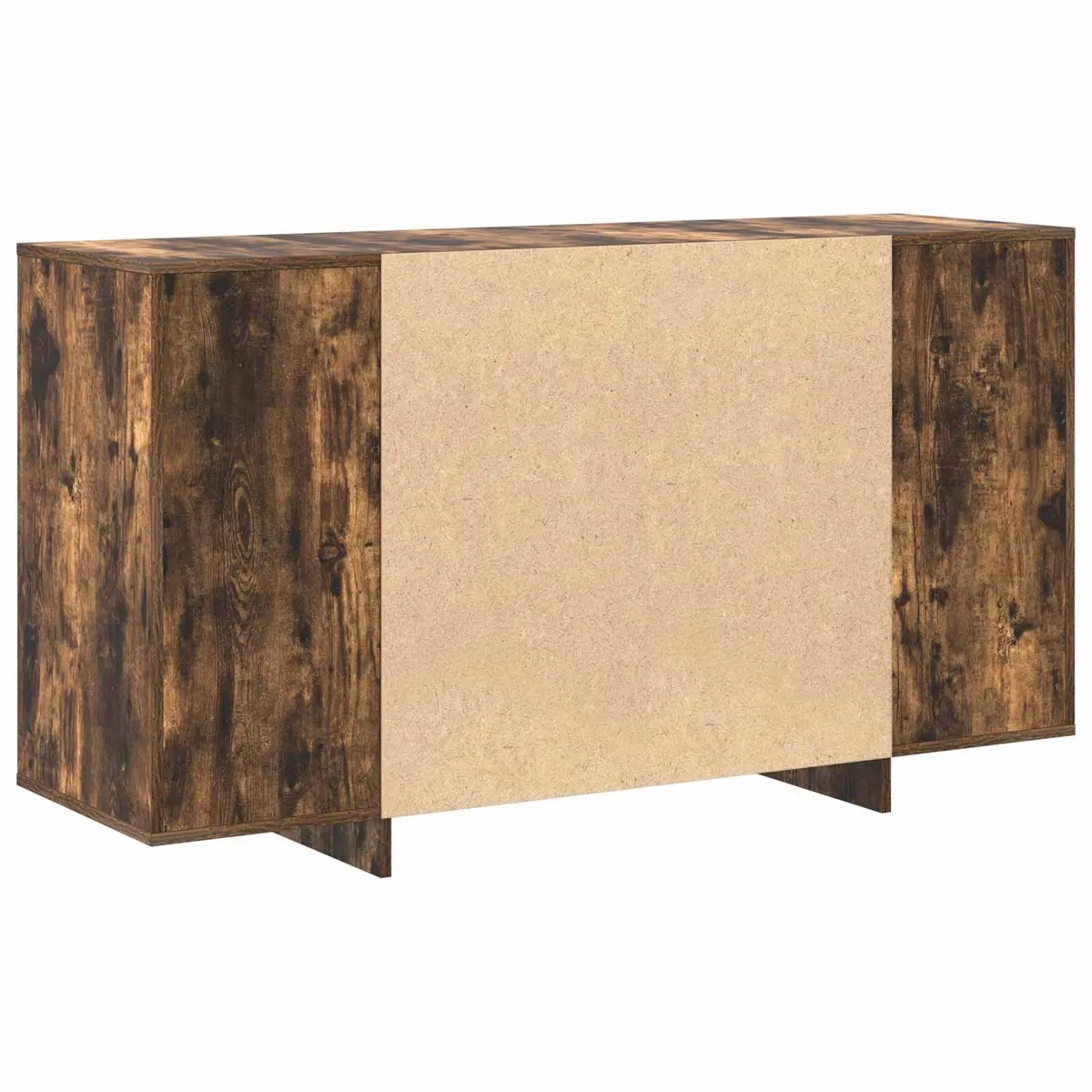 135cm Brown Engineered Wood Sideboard Storage Cabinet
