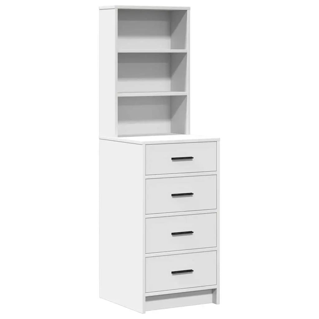 White Vanity Unit with LED Lights for Bedrooms