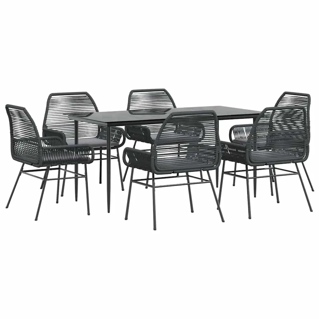 7 Piece Garden Dining Set with Cushions