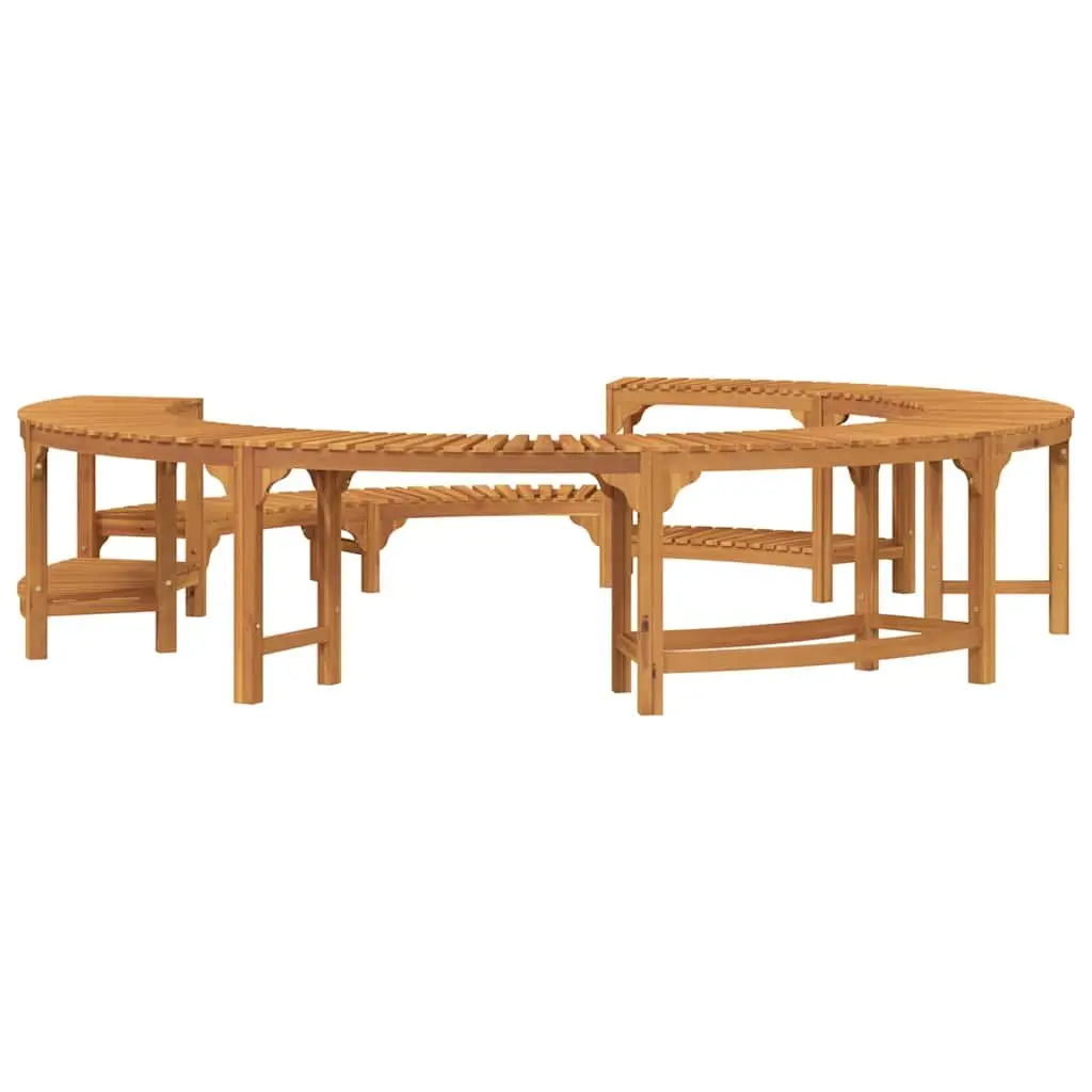 Hot Tub Surround Solid Acacia Wood 275cm Diameter Brown