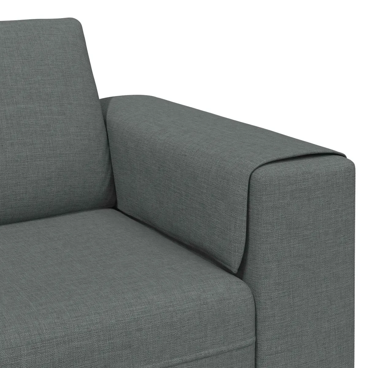3 Piece Couch Set in Grey with Foam Cushion
