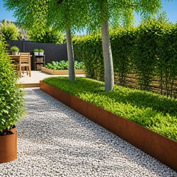 Durable Garden Lawn Edging - 30 Pieces of 100 x 30 cm