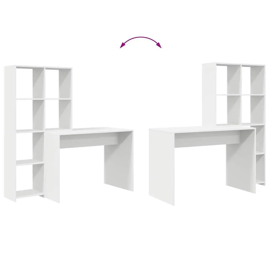 Desk Engineered Wood Large White