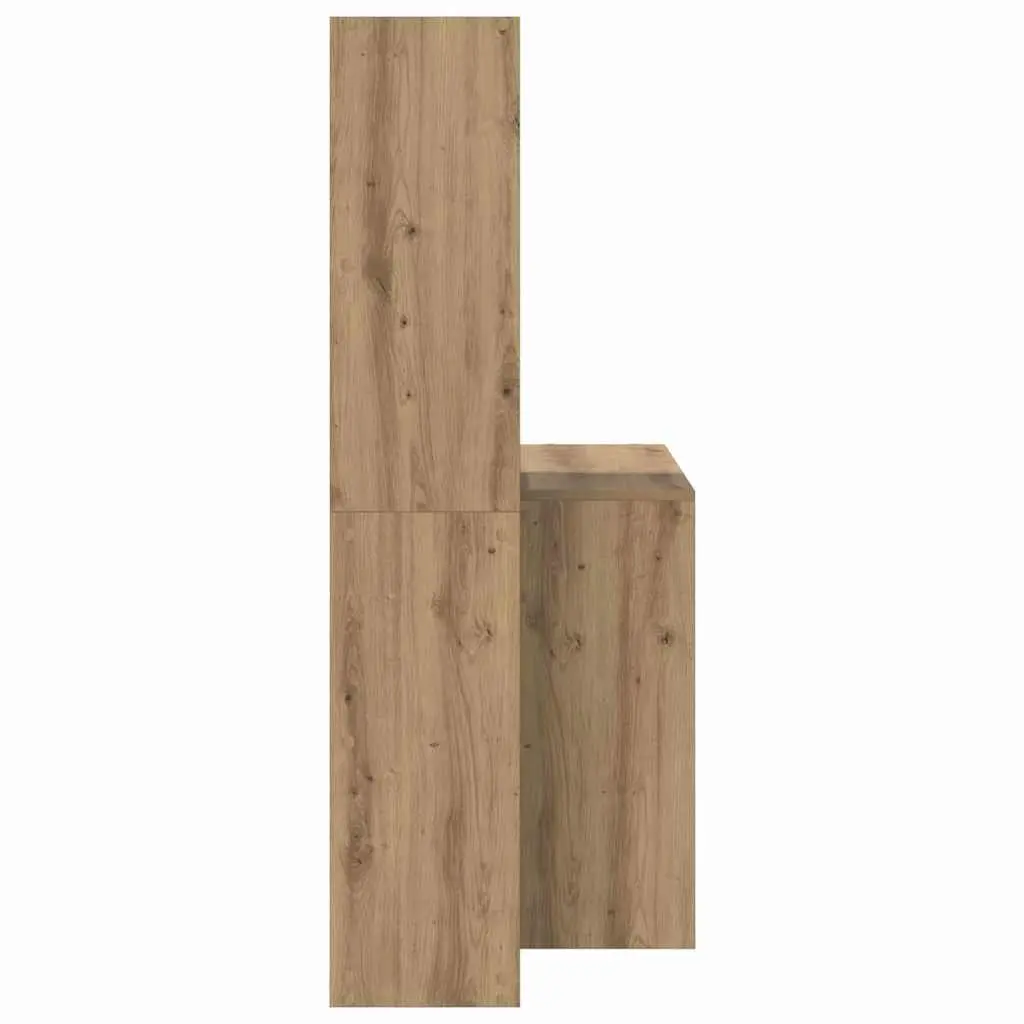 Brown Engineered Wood Desk for Workspace