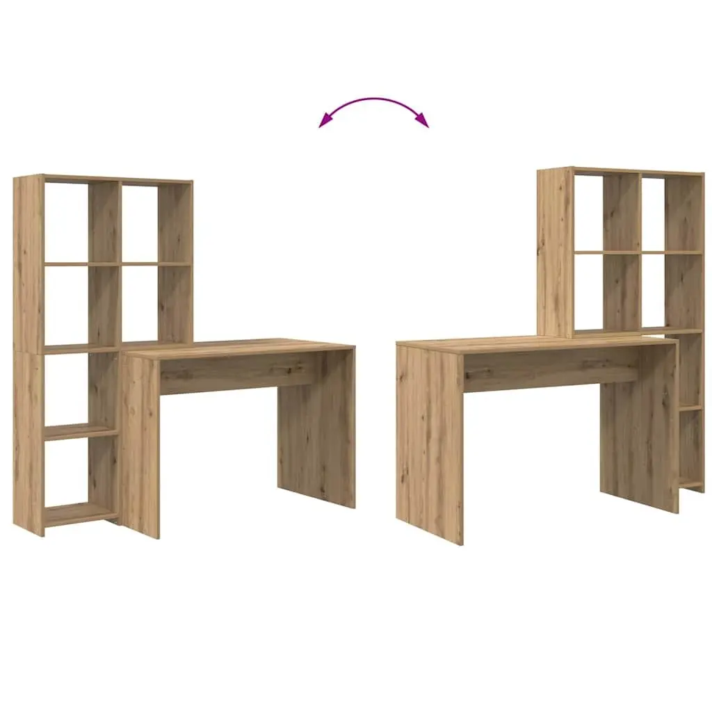 Brown Engineered Wood Desk for Workspace