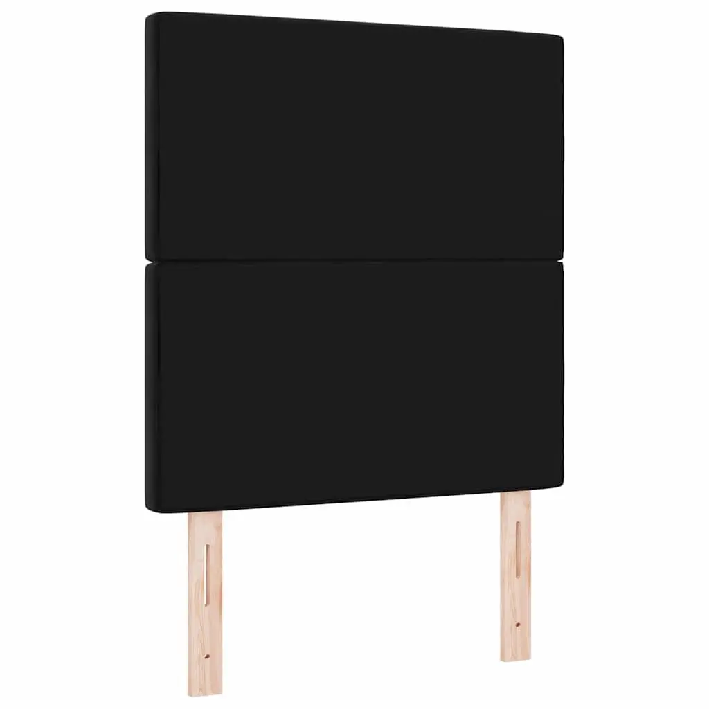 Black Velvet LED Headboard with RGB Lights 80cm
