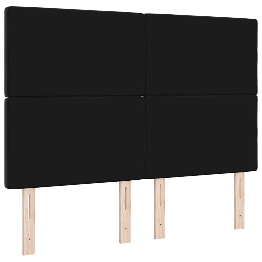 Black LED Headboard with Adjustable RGB Lights 160cm