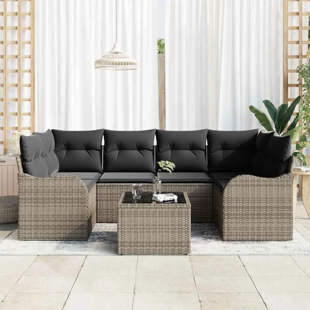 Grey Modular Outdoor Garden Sofa Set