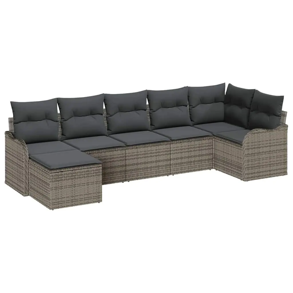Grey Garden Sofa Set for Outdoor Spaces