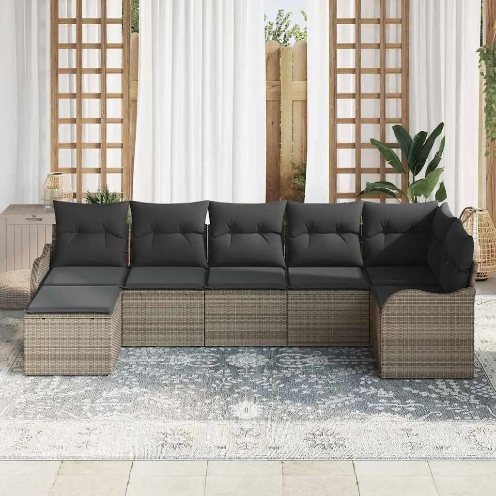 Grey Garden Sofa Set for Outdoor Spaces
