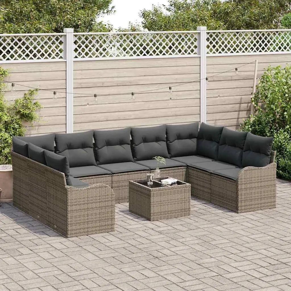 10-Piece Garden Sofa Set for Outdoor Spaces