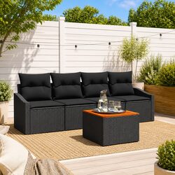 Durable Modular 5 Piece Outdoor Garden Sofa Set