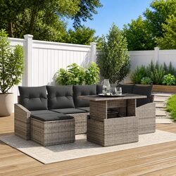 Premium 7-Piece Modular Garden Sofa Set for Outdoor Relaxation