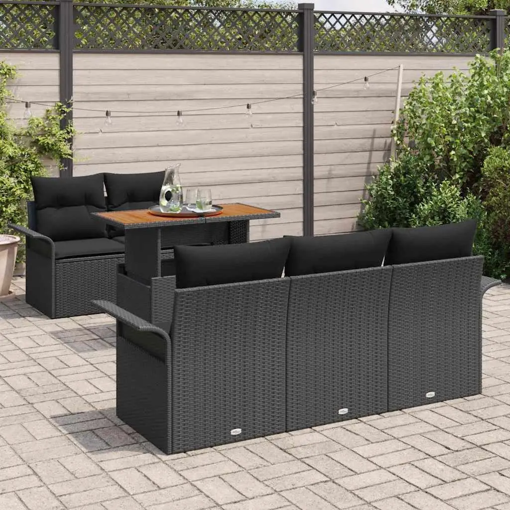 Modular Outdoor Garden Sofa Set with Acacia Frame