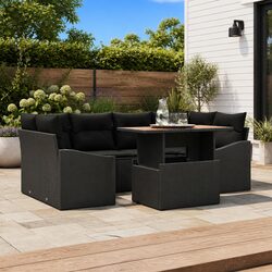 7-Piece Modular Outdoor Sofa Set with Storage