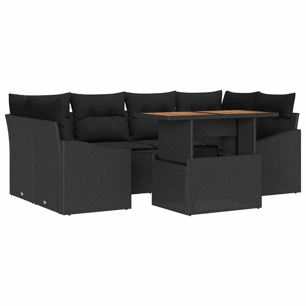 7-Piece Modular Outdoor Sofa Set with Storage