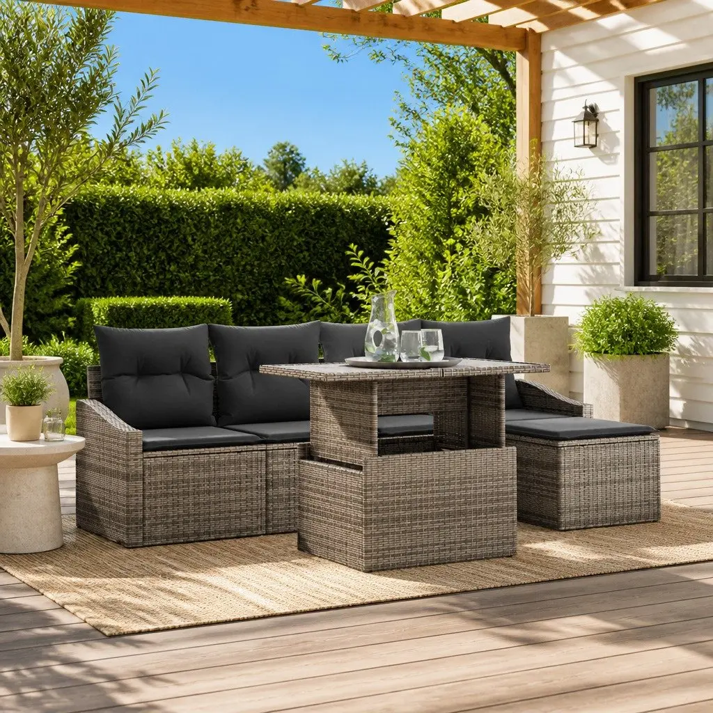 6-Piece Garden Sofa Set for Outdoor Spaces