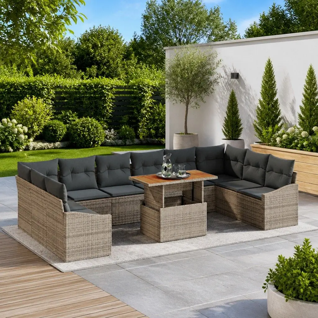 Outdoor Garden Sofa Set 11 Pieces