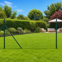 High-Quality Welded Wire Fence Panel with Ground Fix 25 x 1 m