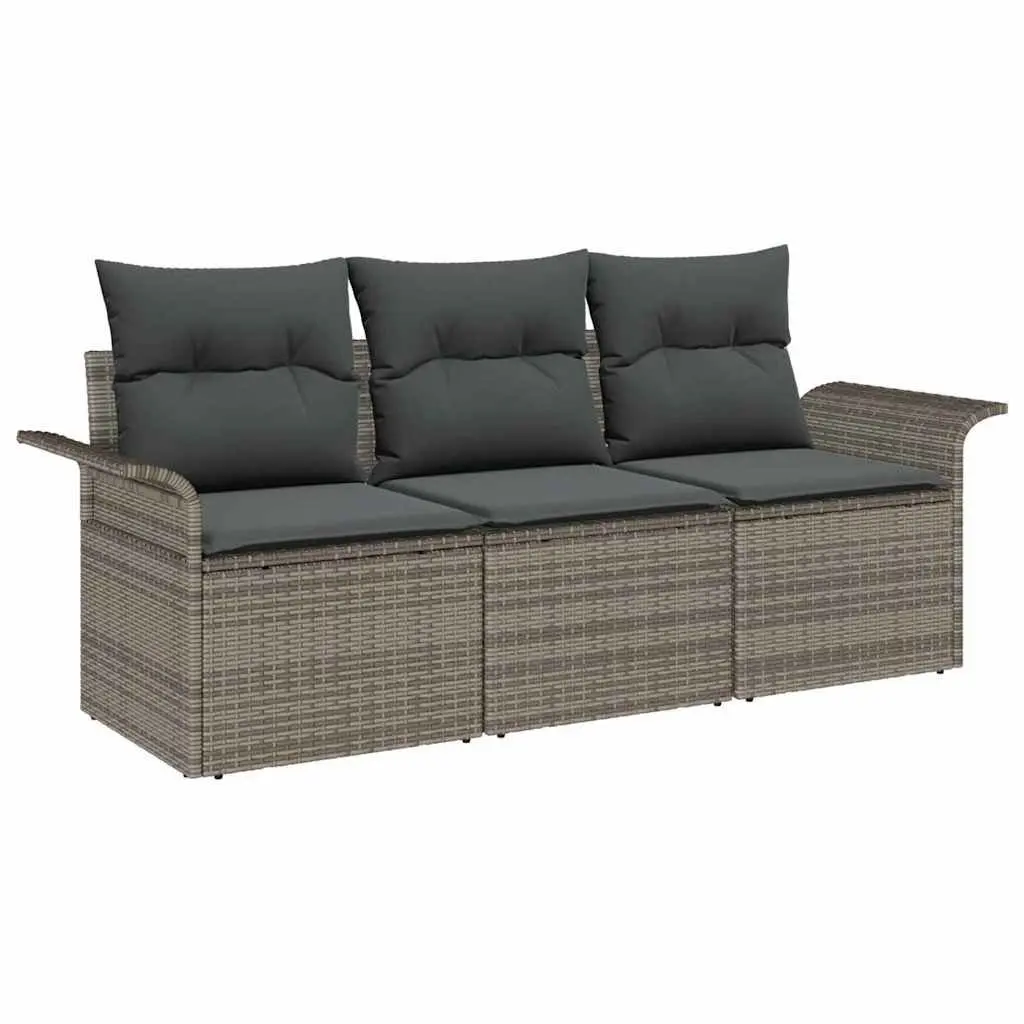 3-Piece Modular Garden Sofa Set for Outdoor Use