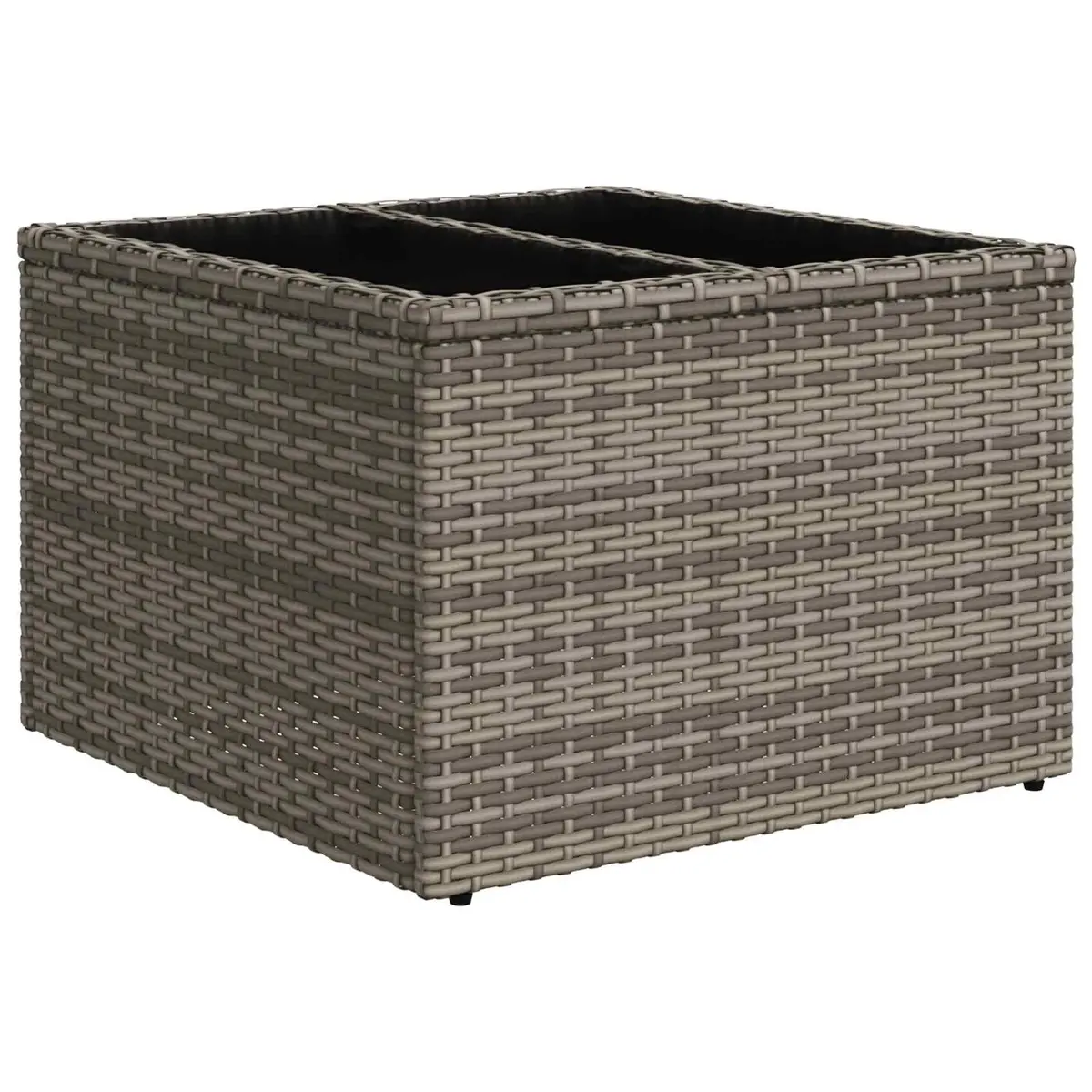 7-Piece Grey Modular Garden Sofa Set for Outdoor Use
