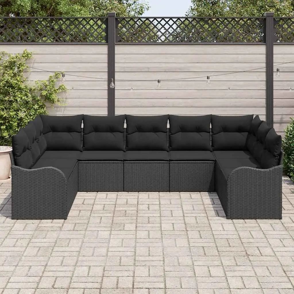 9-Piece Outdoor Modular Sofa Set for Patios