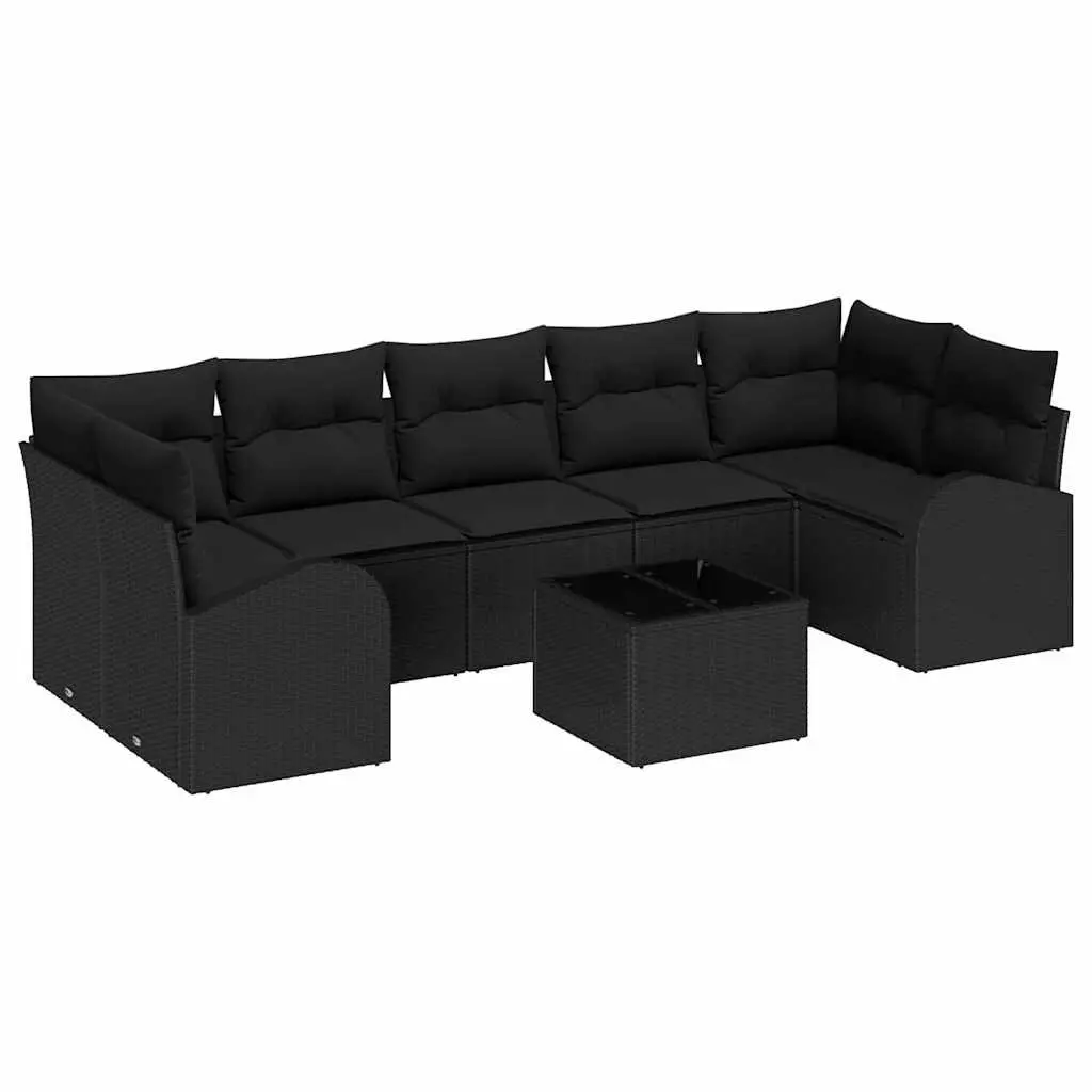 8-Piece Modular Sectional Sofa Set for Outdoor Spaces