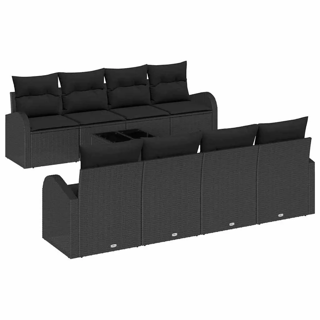 9-Piece Modular Garden Sofa Set with Storage