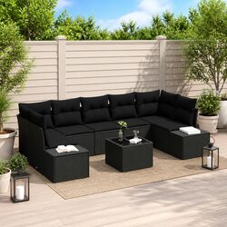 High-Quality Outdoor Garden Sofa Set 8-Piece Modular Design