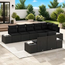 Premium 8 Piece Modular Garden Sofa Set with Storage Bag