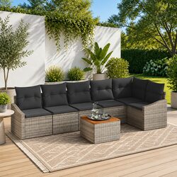 7-Piece Garden Sofa Set for Stylish Outdoor Living