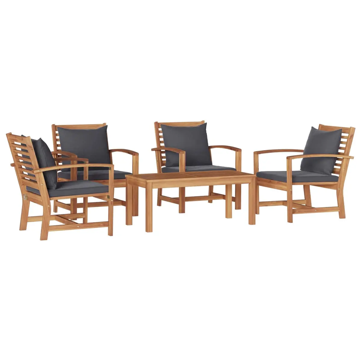 5-Piece Garden Sofa Set for Outdoor Comfort