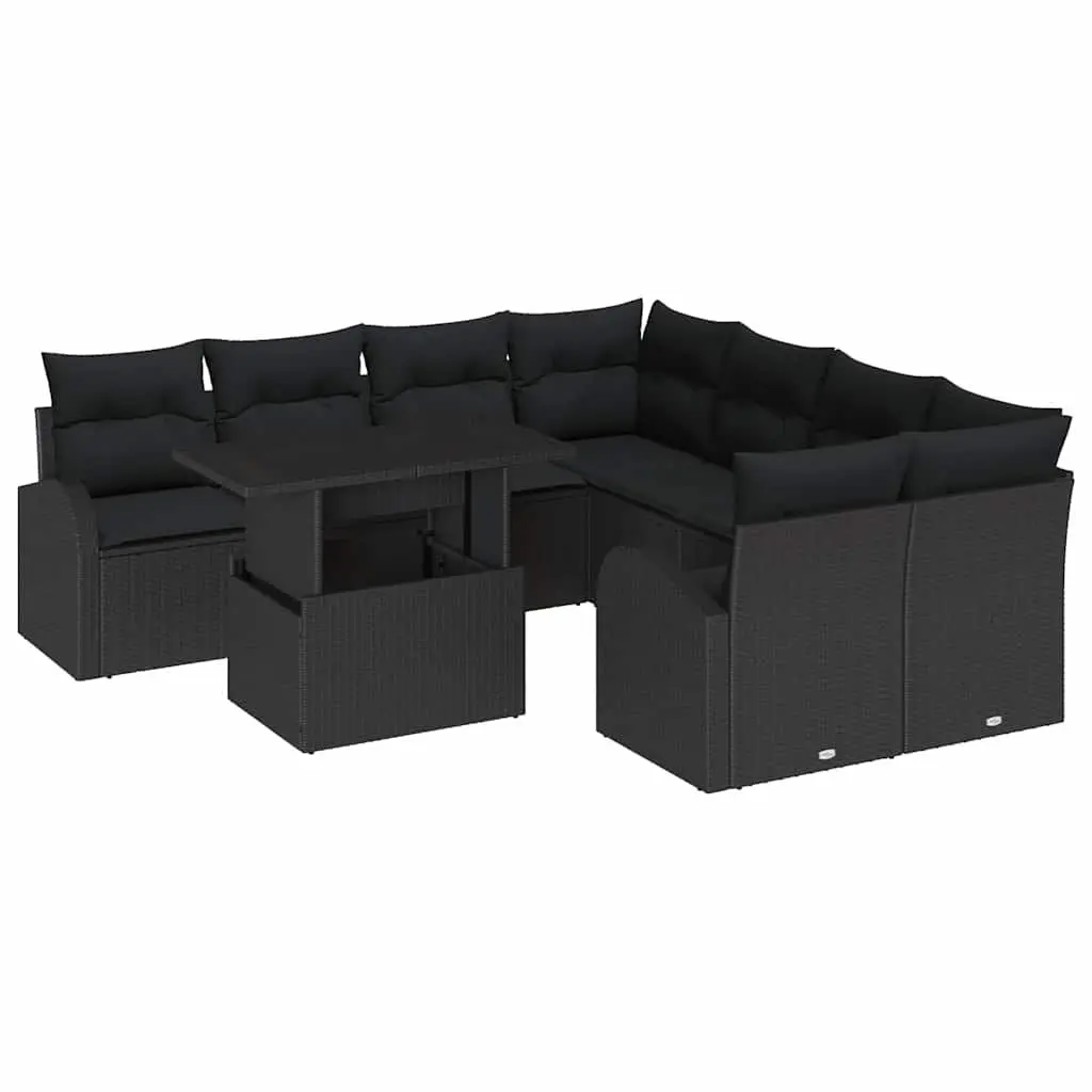 9 Piece Outdoor Modular Garden Sofa Set