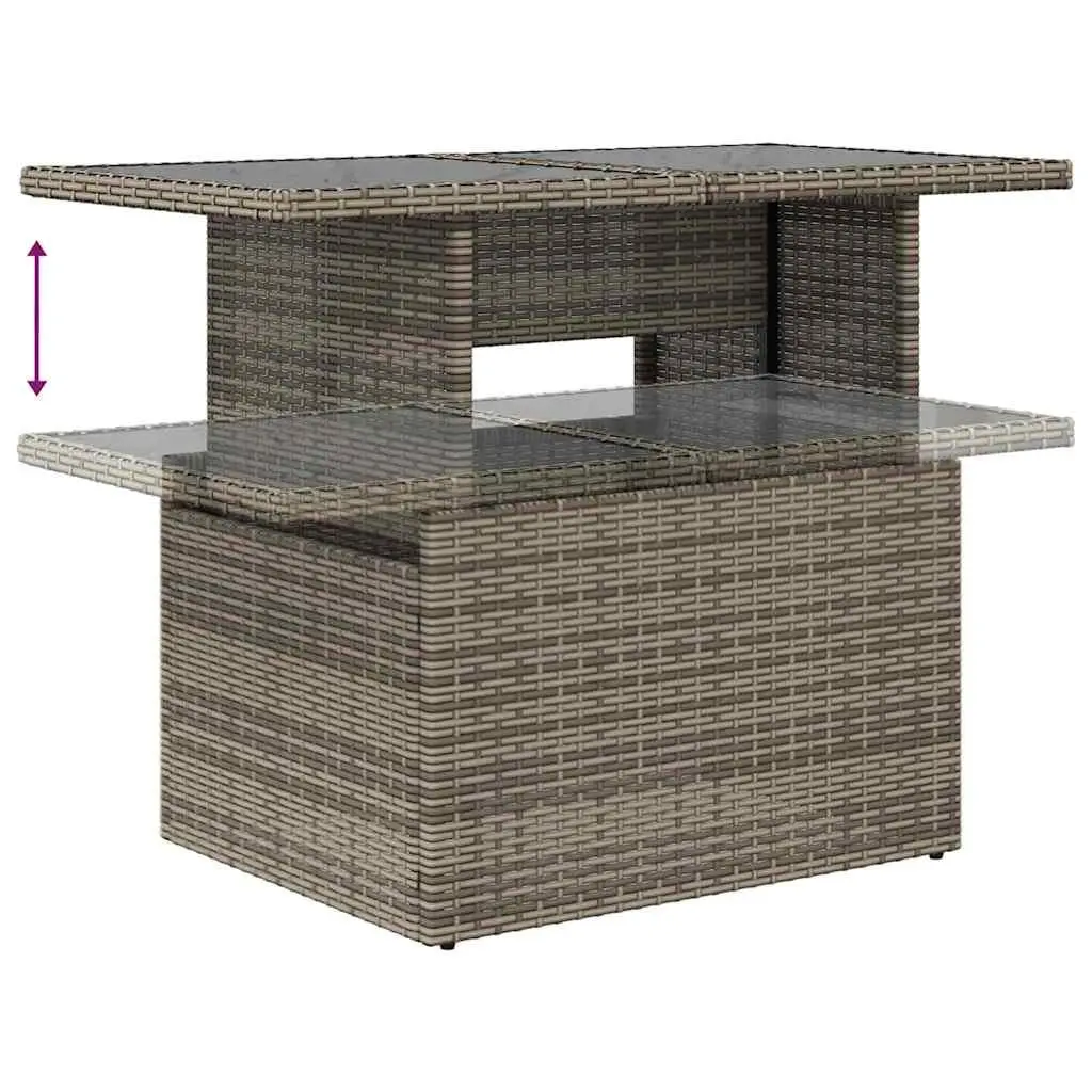 6-Piece Garden Sofa Set with Cushions